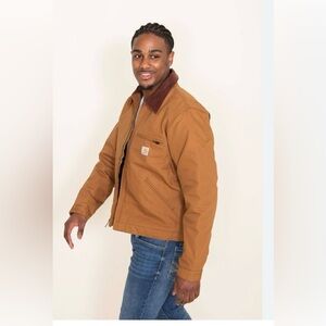 Carhartt mens Tan Jean Jacket